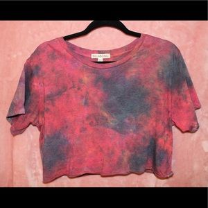 Billabong tie-dye crop top
